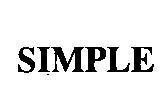 Mẫu nhãn hiệu SIMPLE