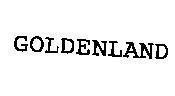 Mẫu nhãn hiệu GOLDENLAND