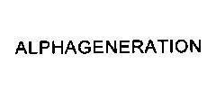 Mẫu nhãn hiệu ALPHAGENERATION