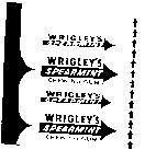 Mẫu nhãn hiệu WRIGLEY'S,SPEARMINT,CHEWING GUM