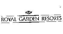 Mẫu nhãn hiệu ROYAL GARDEN RESORTS
