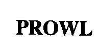 Mẫu nhãn hiệu PROWL