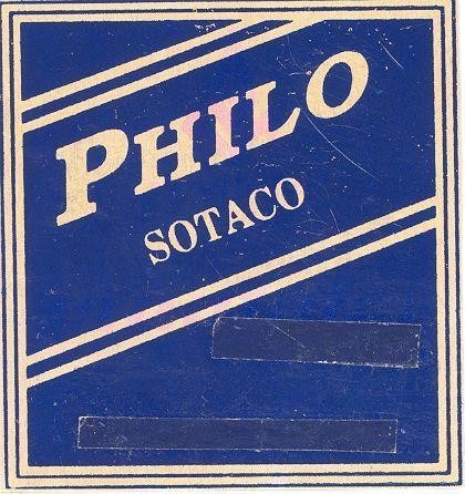 Mẫu nhãn hiệu PHILO SOTACO