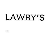 Mẫu nhãn hiệu LAWRY'S