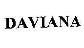 Mẫu nhãn hiệu DAVIANA
