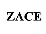 Mẫu nhãn hiệu ZACE