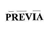 Mẫu nhãn hiệu PREVIA