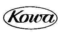 Mẫu nhãn hiệu KOWA