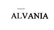 Mẫu nhãn hiệu ALVANIA