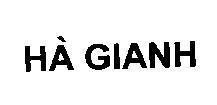 Mẫu nhãn hiệu Hà Gianh