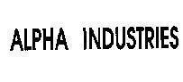 Mẫu nhãn hiệu ALPHA INDUSTRIES