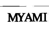 Mẫu nhãn hiệu MYAMI