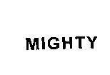 Mẫu nhãn hiệu MIGHTY