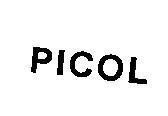 Mẫu nhãn hiệu PICOL