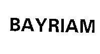 Mẫu nhãn hiệu BAYRIAM
