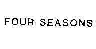 Mẫu nhãn hiệu FOUR SEASONS
