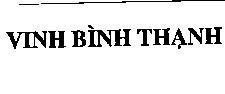 Mẫu nhãn hiệu Vinh Bình Thạnh