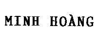 Mẫu nhãn hiệu Minh Hoàng