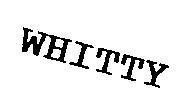 Mẫu nhãn hiệu WHITTY