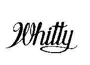 Mẫu nhãn hiệu WHITTY
