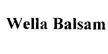 Mẫu nhãn hiệu WELLA BALSAM