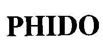 Mẫu nhãn hiệu PHIDO