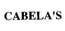 Mẫu nhãn hiệu CABELA'S
