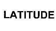 Mẫu nhãn hiệu LATITUDE