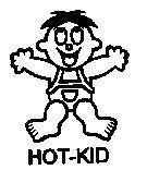 Mẫu nhãn hiệu HOT-KID