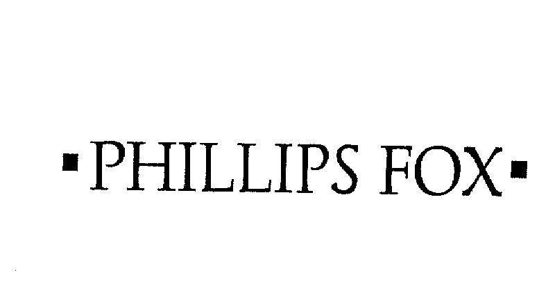 Mẫu nhãn hiệu PHILLIPS FOX