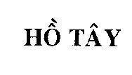 Mẫu nhãn hiệu Hồ Tây