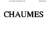Mẫu nhãn hiệu CHAUMES
