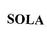 Mẫu nhãn hiệu SOLA
