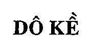 Mẫu nhãn hiệu Dô kề