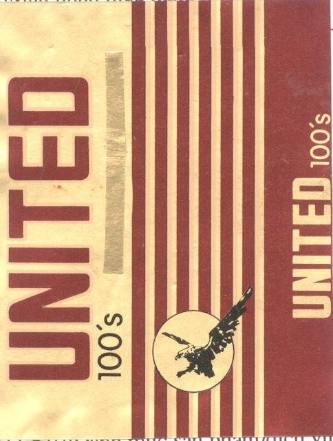 Mẫu nhãn hiệu UNITED 100'S