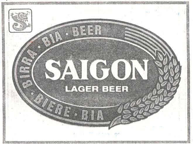 Mẫu nhãn hiệu SAI GON LAGER BEER BIA BIERE BIRRA BEER