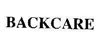 Mẫu nhãn hiệu BACKCARE