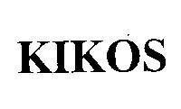 Mẫu nhãn hiệu KIKOS