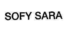 Mẫu nhãn hiệu SOFY SARA