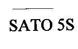 Mẫu nhãn hiệu SATO 5S