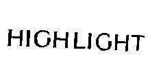 Mẫu nhãn hiệu HIGHLIGHT