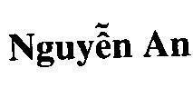 Mẫu nhãn hiệu Nguyễn An