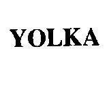 Mẫu nhãn hiệu YOLKA