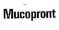 Mẫu nhãn hiệu MUCOPRONT