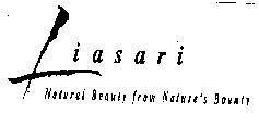 Mẫu nhãn hiệu LIASARI NATURAL BEAUTY FROM NATURE'S BOUNTY