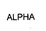 Mẫu nhãn hiệu ALPHA