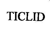 Mẫu nhãn hiệu TICLID