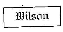 Mẫu nhãn hiệu WILSON