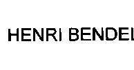 Mẫu nhãn hiệu HENRI BENDEL