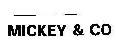 Mẫu nhãn hiệu MICKEY & CO